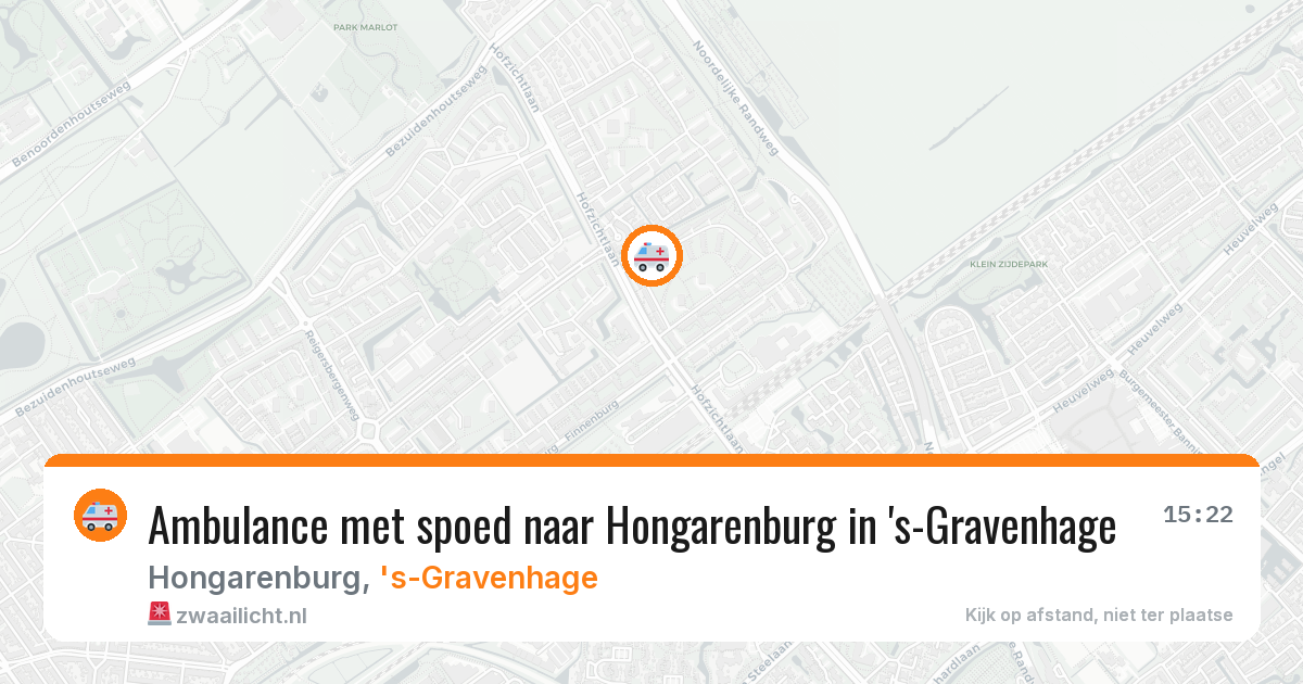 Ambulance met spoed naar Hongarenburg in 's-Gravenhage — 4 apr 2026