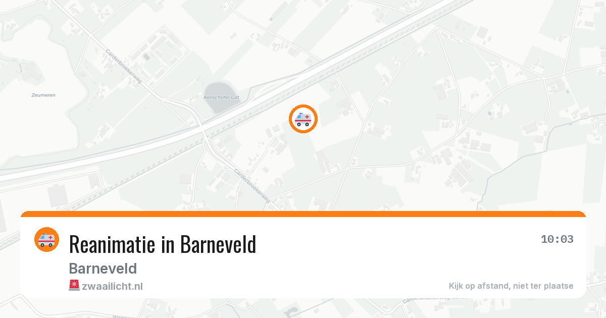 Reanimatie in Barneveld — 2 mrt 2026