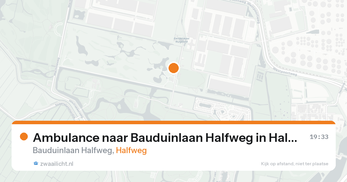 Ambulance naar Bauduinlaan Halfweg in Halfweg — 31 jan 2026