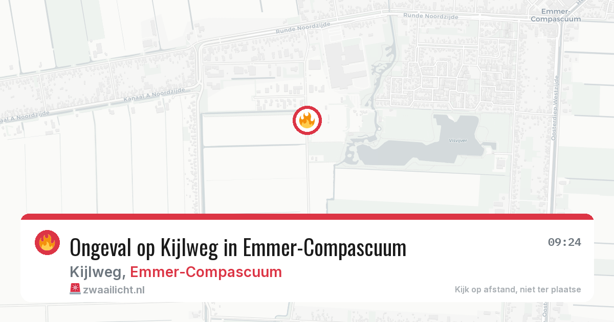 Ongeval op Kijlweg in Emmer-Compascuum — 11 aug 2026