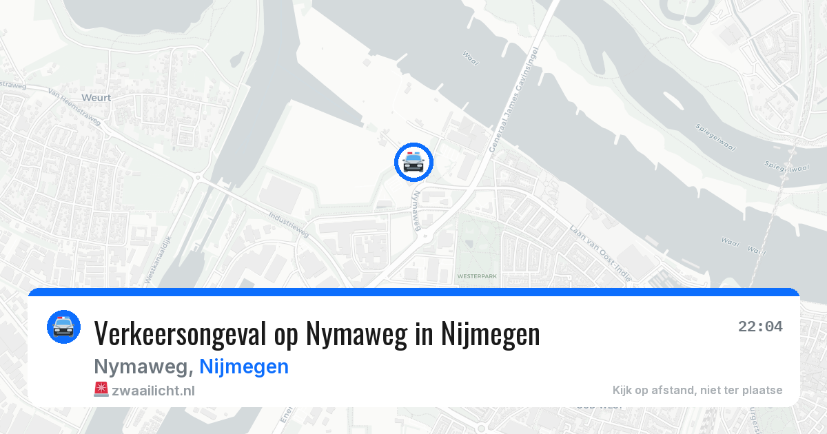 Verkeersongeval op Nymaweg in Nijmegen — 17 mei 2026