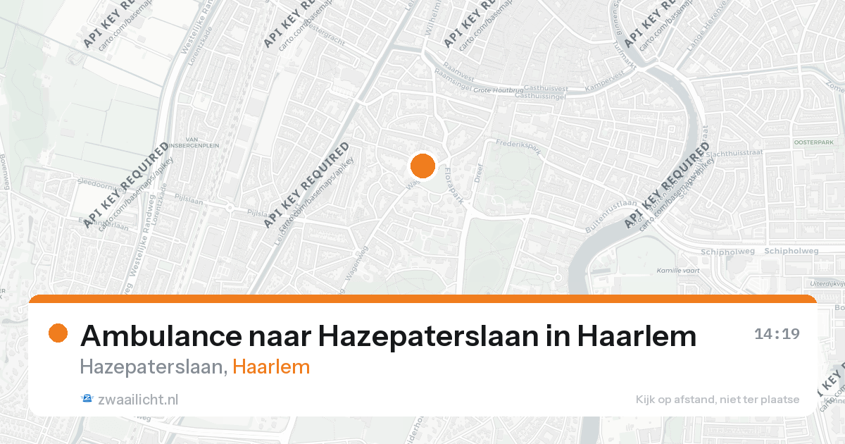 Ambulance naar Hazepaterslaan in Haarlem — 26 aug 2026
