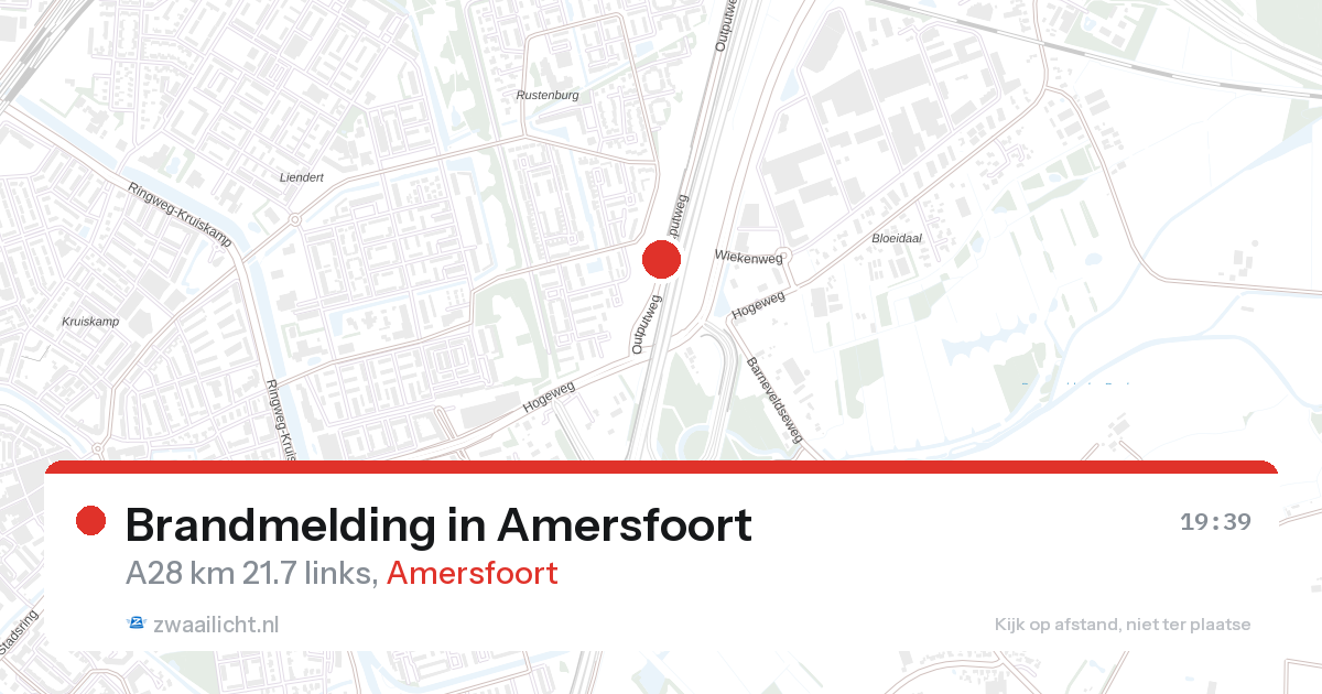 Brandmelding in Amersfoort — 27 aug 2026