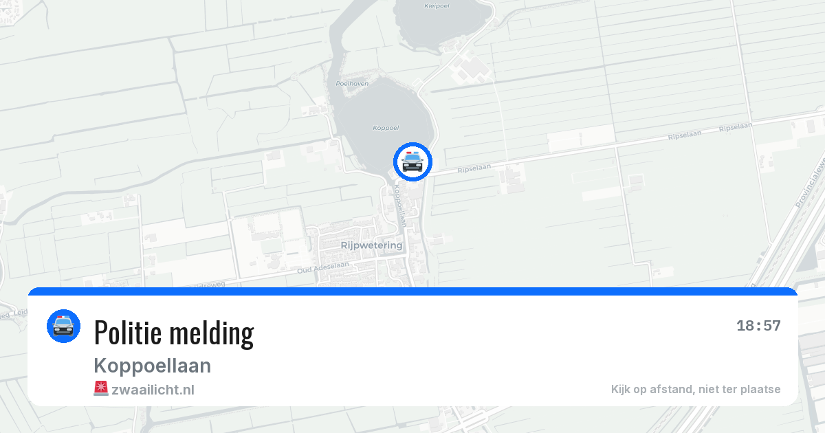 Politie melding — 1 jul 2026