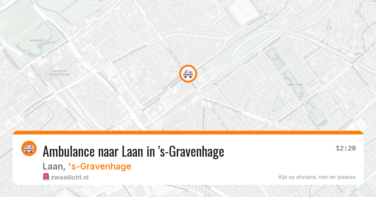 Ambulance naar Laan in 's-Gravenhage — 3 jul 2026