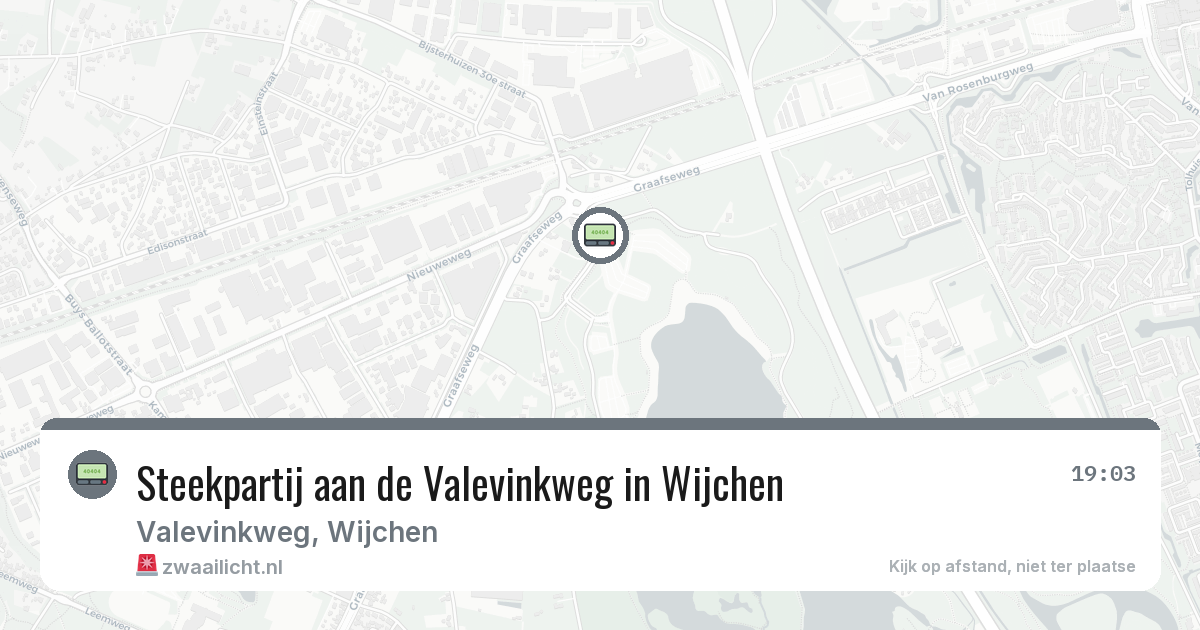 Steekpartij aan de Valevinkweg in Wijchen — 8 aug 2026