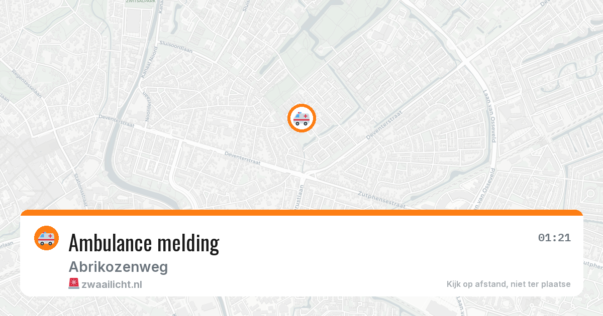 Ambulance melding — 26 jun 2026