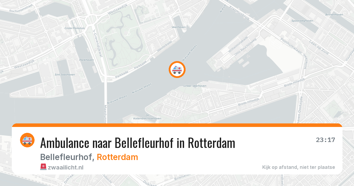 Ambulance naar Bellefleurhof in Rotterdam — 21 jul 2026