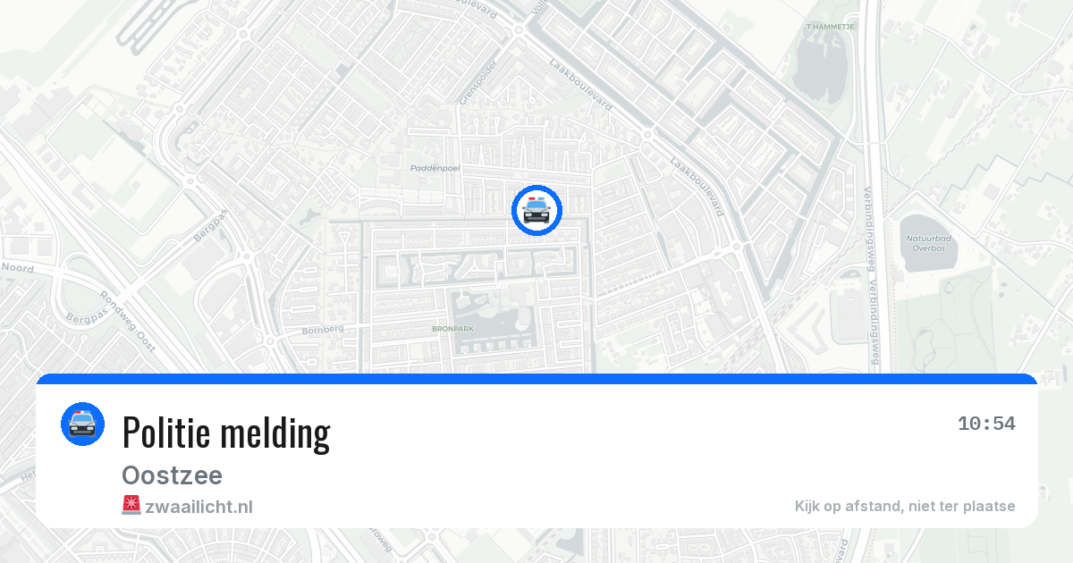 Politie melding — 22 jun 2026