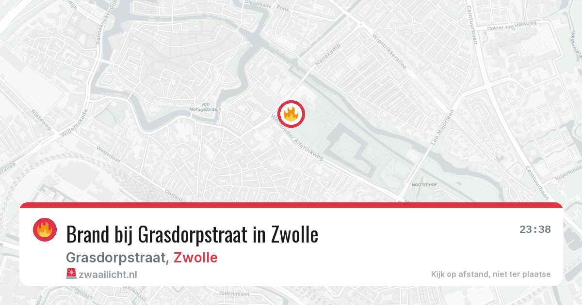 Brand bij Grasdorpstraat in Zwolle — 1 mei 2026