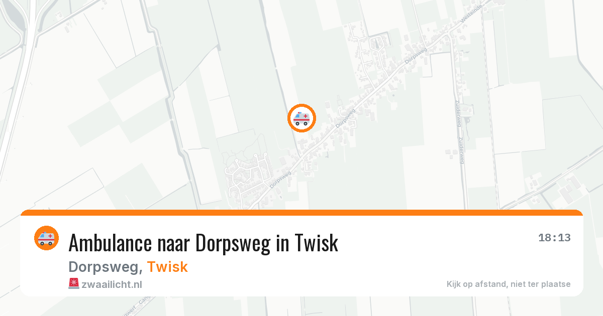 Ambulance naar Dorpsweg in Twisk — 27 apr 2026