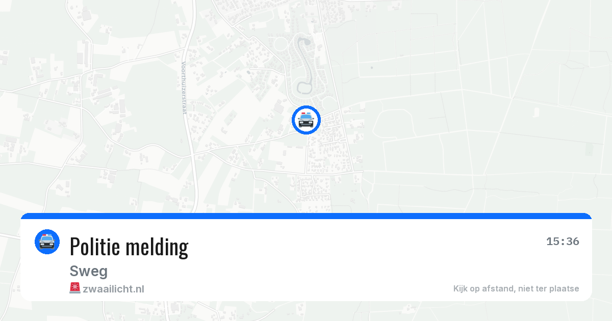 Politie melding — 29 jun 2026