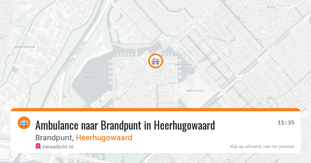 Ambulance naar Brandpunt in Heerhugowaard — 7 jul 2026