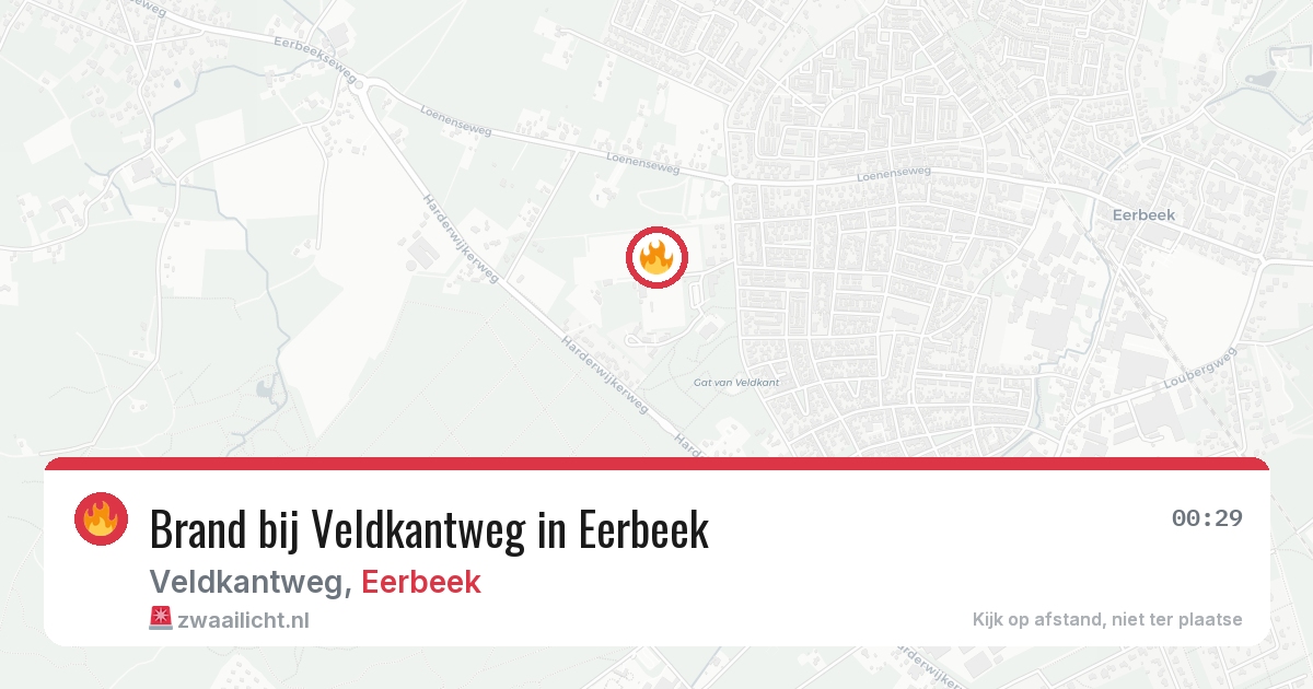 Brand bij Veldkantweg in Eerbeek — 8 feb 2026