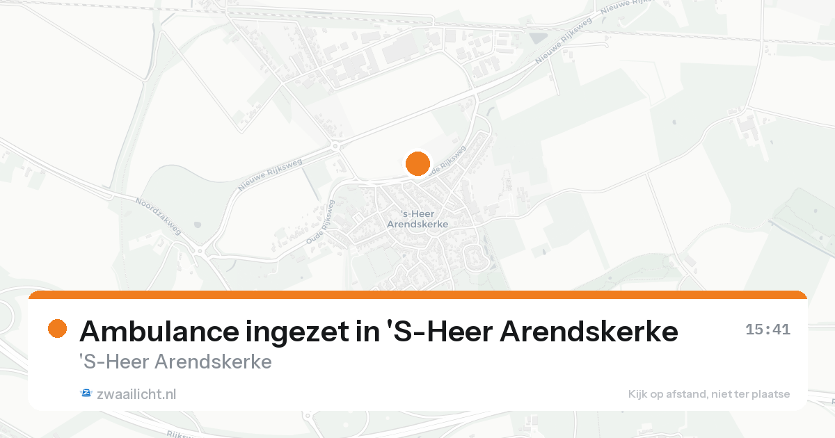 Ambulance ingezet in 'S-Heer Arendskerke — 30 jan 2026