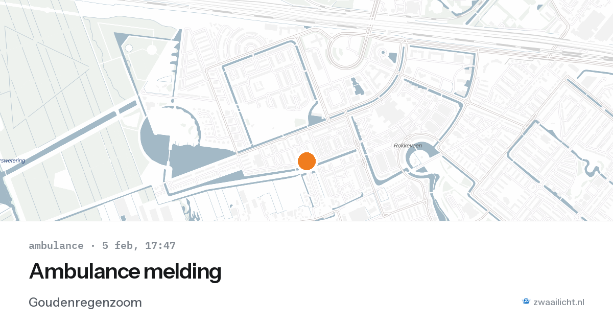 Ambulance melding — 5 feb 2026