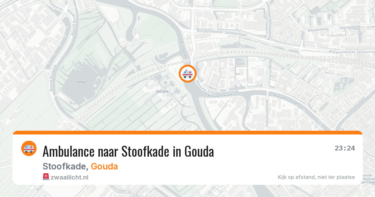 Ambulance naar Stoofkade in Gouda — 27 mei 2026