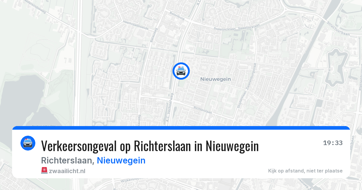 Verkeersongeval op Richterslaan in Nieuwegein — 26 mei 2026