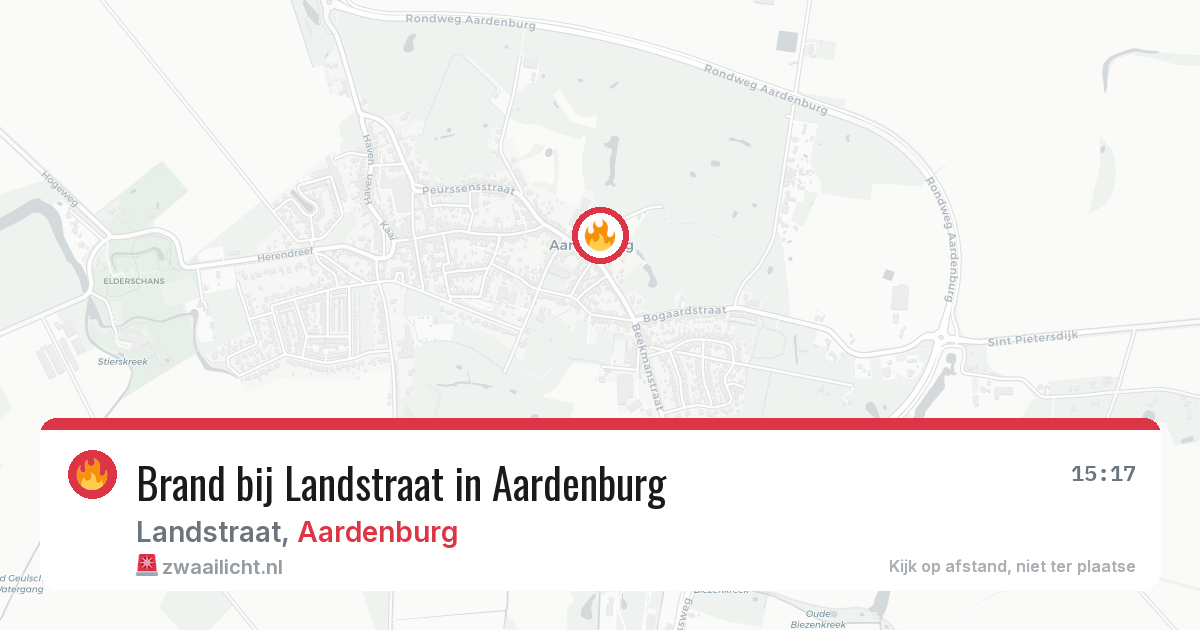 Brand bij Landstraat in Aardenburg — 2 aug 2026