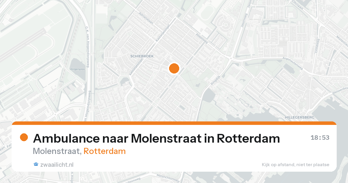 Ambulance naar Molenstraat in Rotterdam — 22 aug 2026
