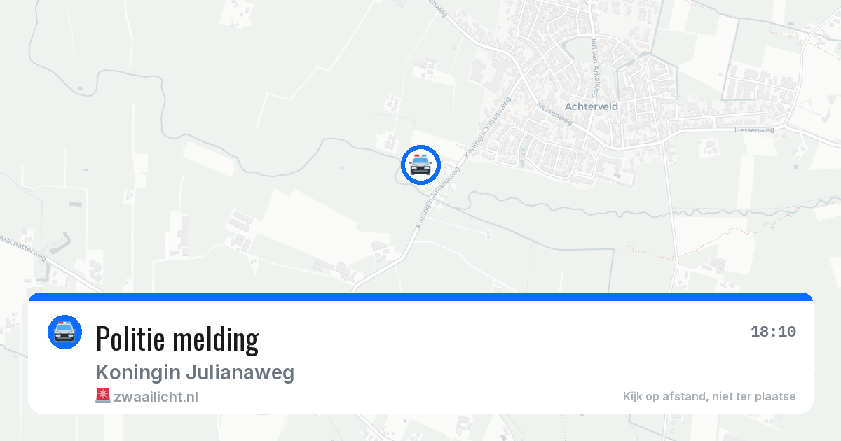 Politie melding — 27 mrt 2026