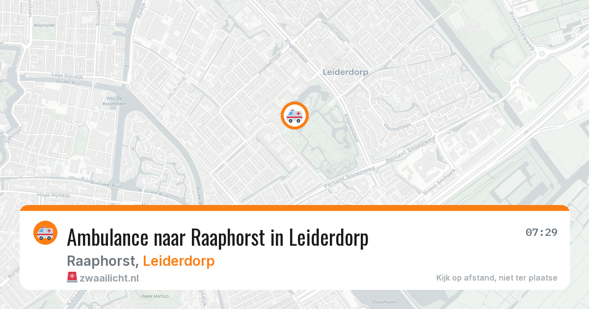 Ambulance naar Raaphorst in Leiderdorp — 23 jun 2026
