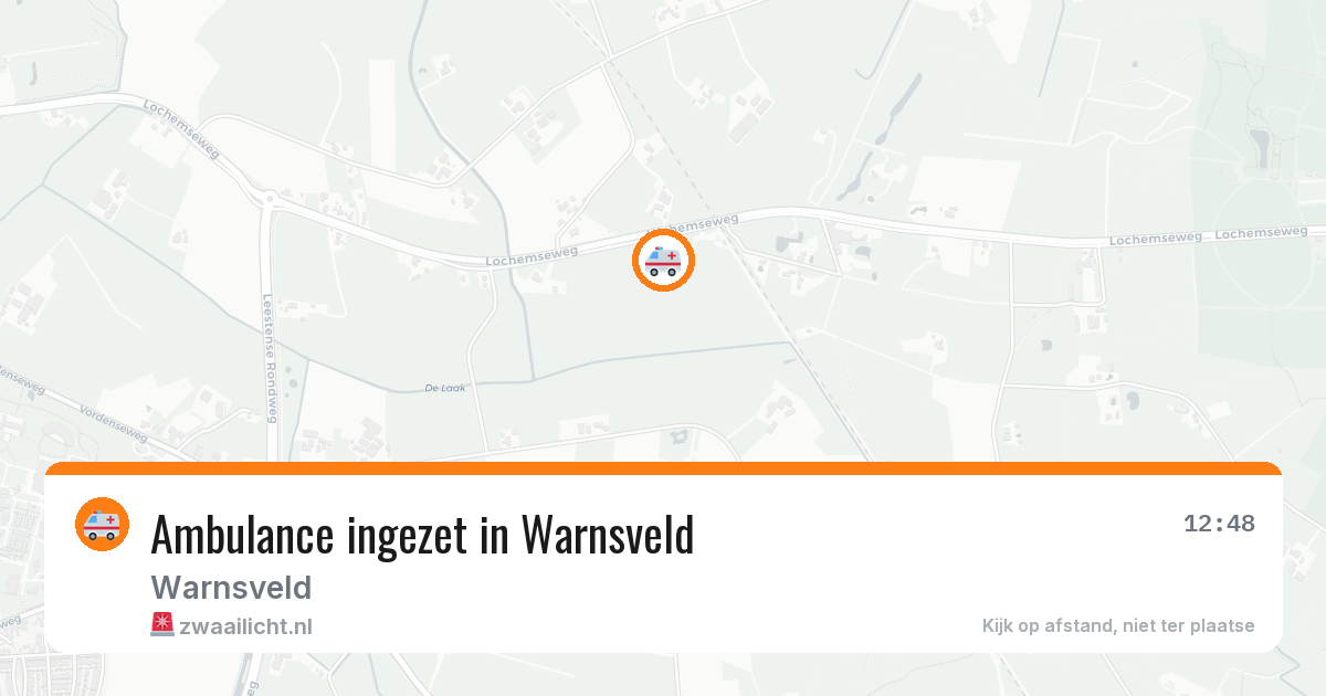Ambulance ingezet in Warnsveld — 11 aug 2026