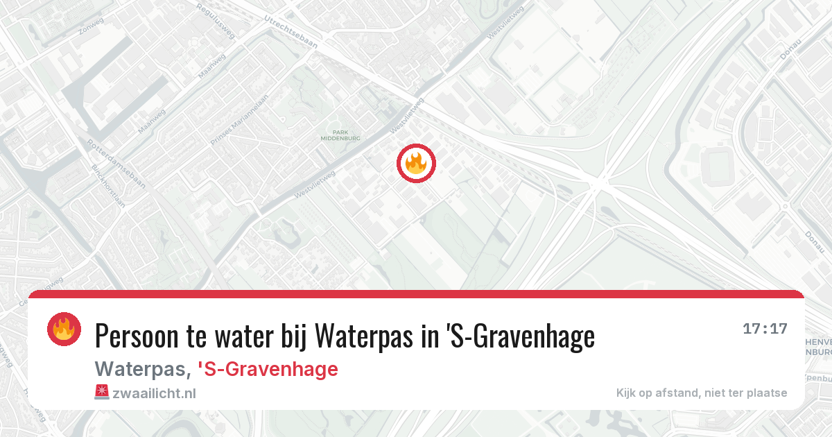 Persoon te water bij Waterpas in 'S-Gravenhage — 8 aug 2026