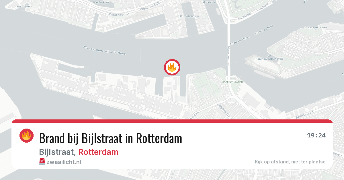 Brand bij Bijlstraat in Rotterdam — 28 mrt 2026