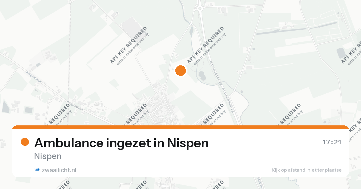 Ambulance ingezet in Nispen — 26 aug 2026