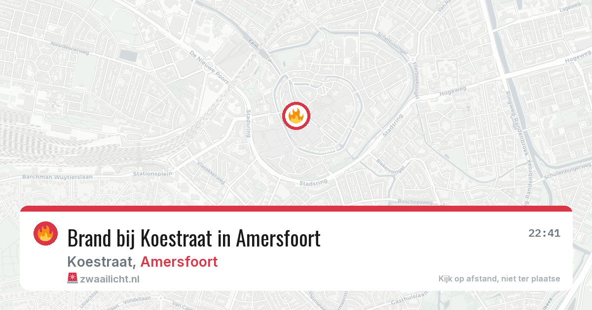 Brand bij Koestraat in Amersfoort — 7 mei 2026