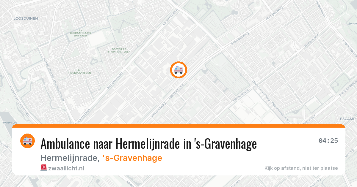 Ambulance naar Hermelijnrade in 's-Gravenhage — 20 mei 2026
