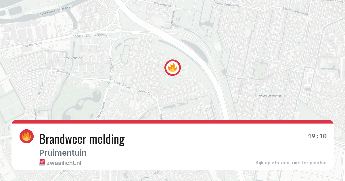 Brandweer melding — 5 mrt 2026