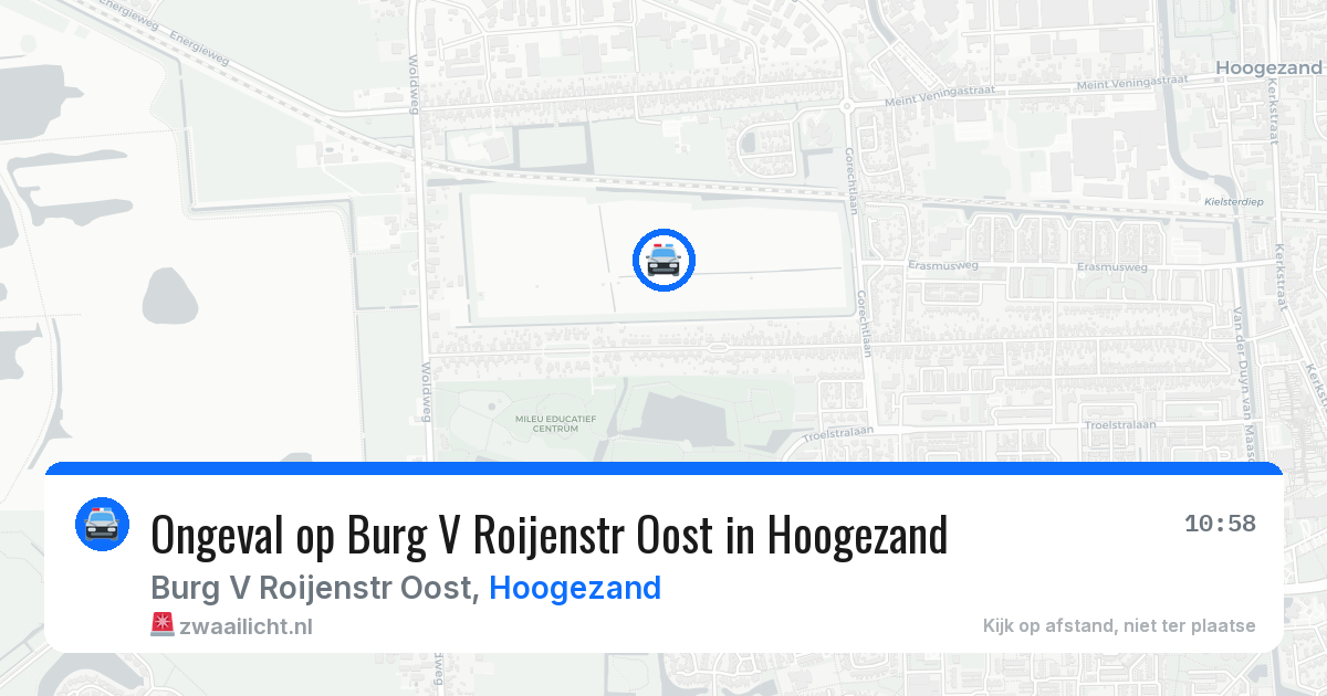 Ongeval op Burg V Roijenstr Oost in Hoogezand — 20 jul 2026
