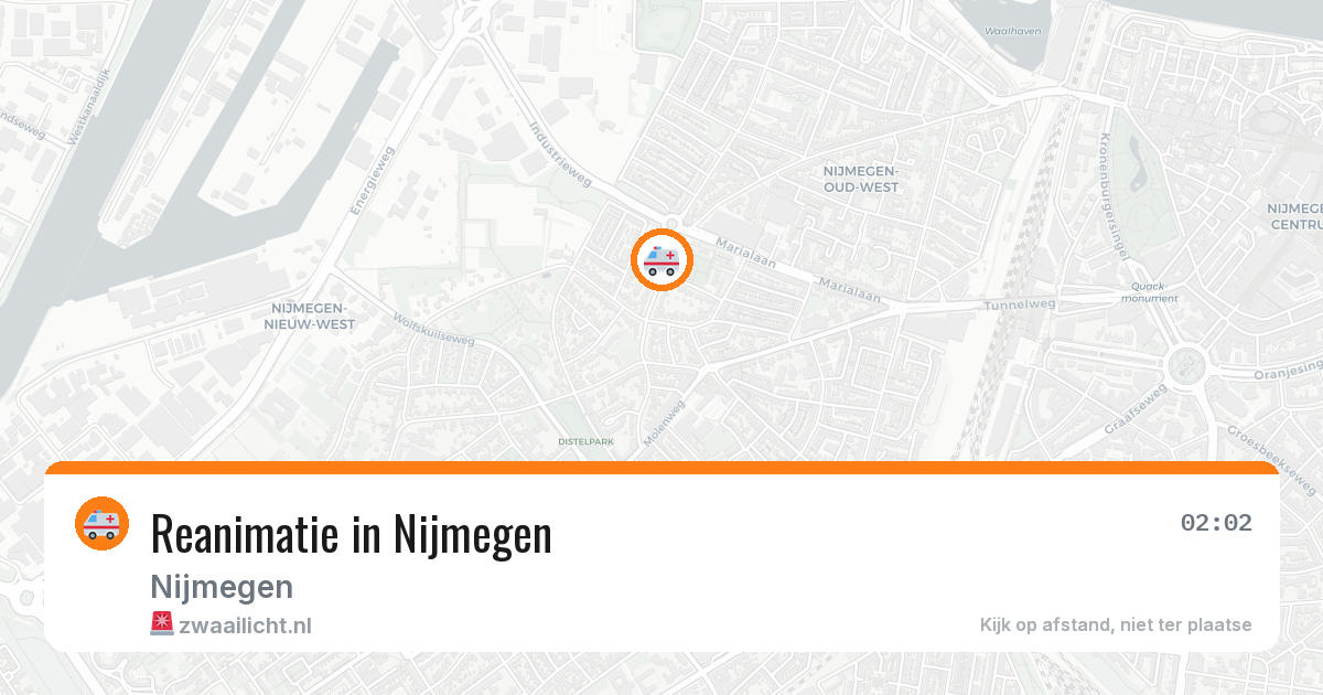 Reanimatie in Nijmegen — 6 apr 2026