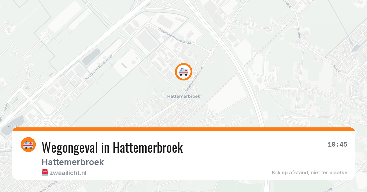 Wegongeval in Hattemerbroek — 8 feb 2026
