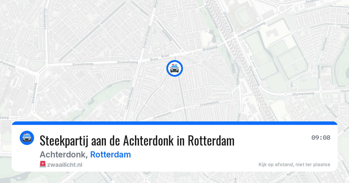 Steekpartij aan de Achterdonk in Rotterdam — 13 jun 2026