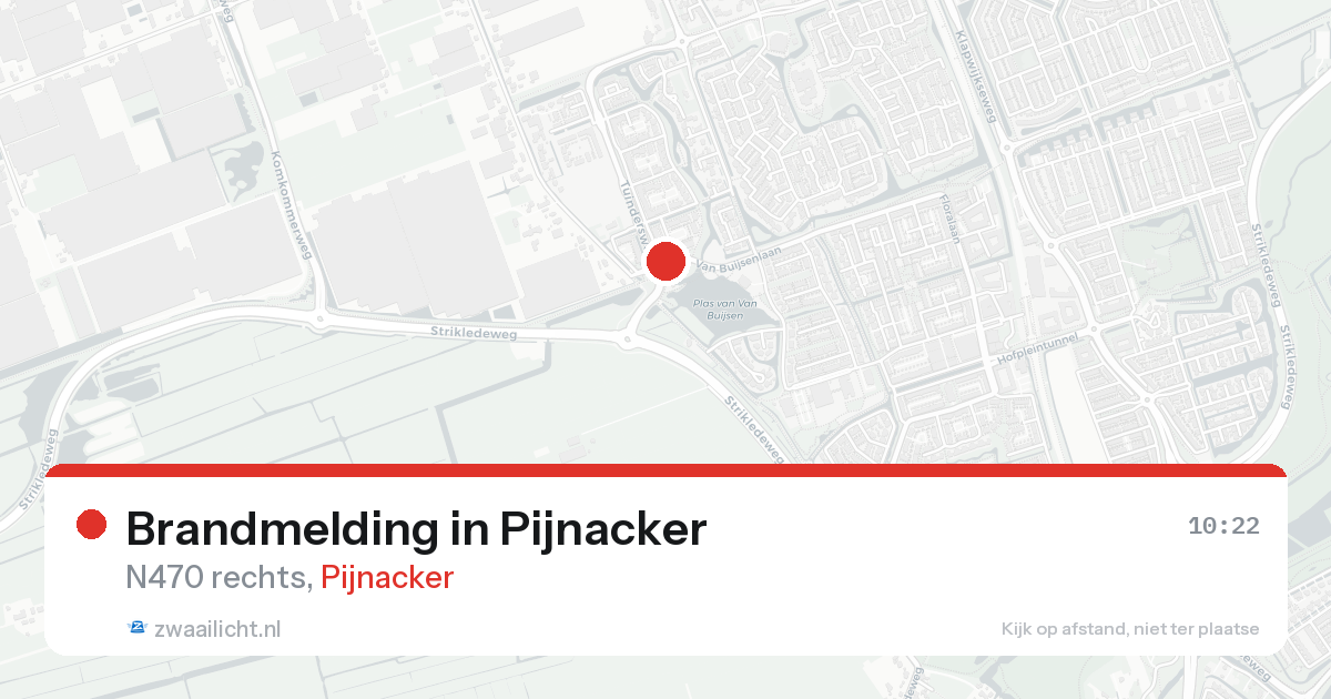 Brandmelding in Pijnacker — 15 aug 2026