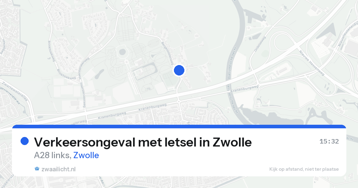 Verkeersongeval met letsel in Zwolle — 18 aug 2026