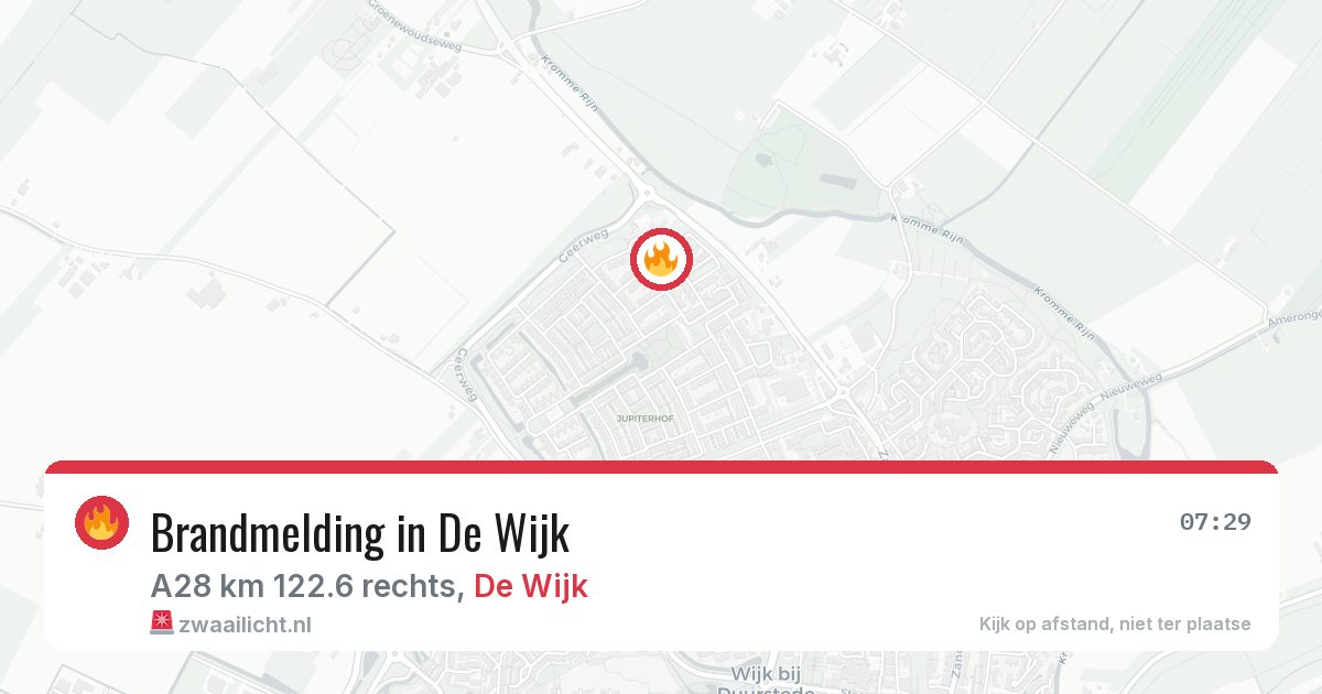 Brandmelding in De Wijk — 24 jan 2026