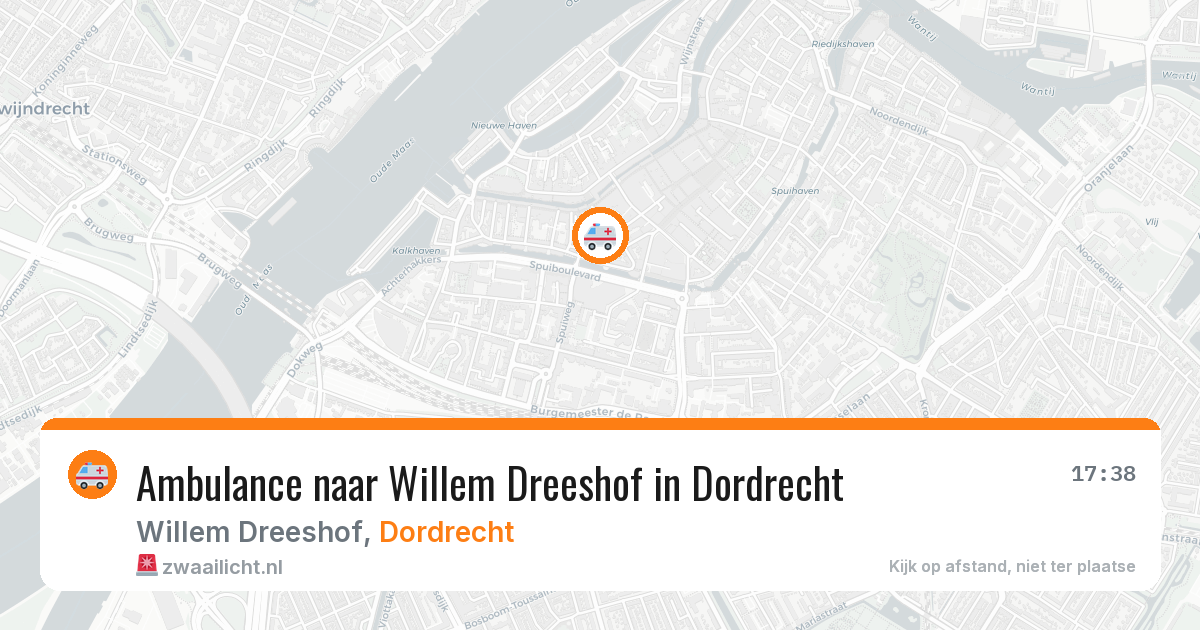 Ambulance naar Willem Dreeshof in Dordrecht — 30 jun 2026
