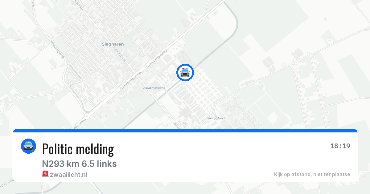 Politie melding — 19 apr 2026