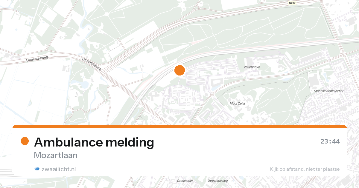 Ambulance melding — 31 jan 2026
