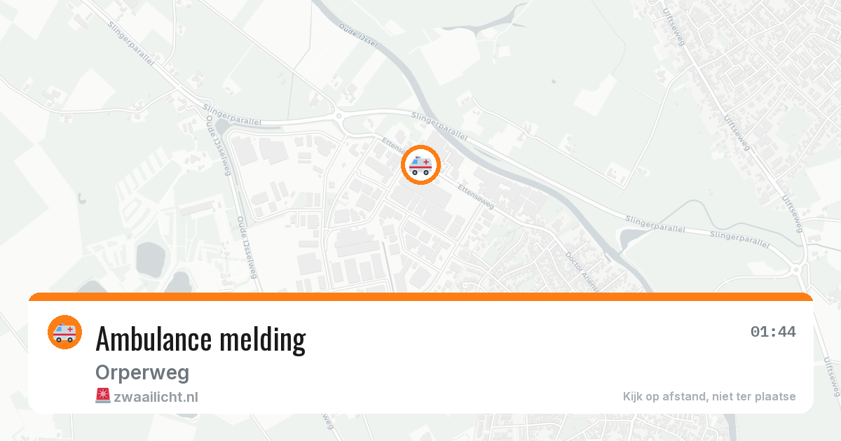 Ambulance melding — 26 jun 2026
