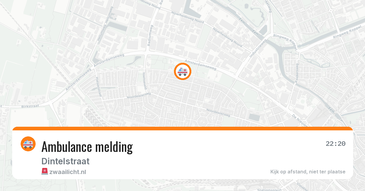 Ambulance melding — 25 jun 2026