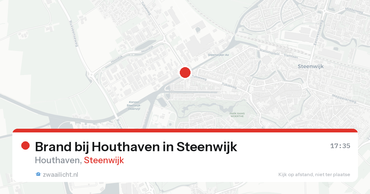 Brand bij Houthaven in Steenwijk — 11 aug 2026