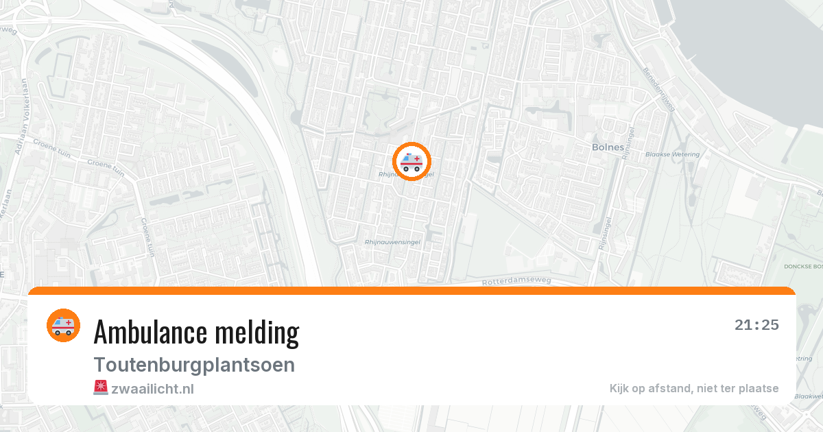 Ambulance melding — 5 jul 2026