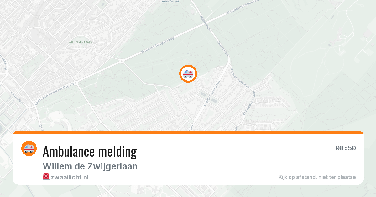 Ambulance melding — 21 apr 2026