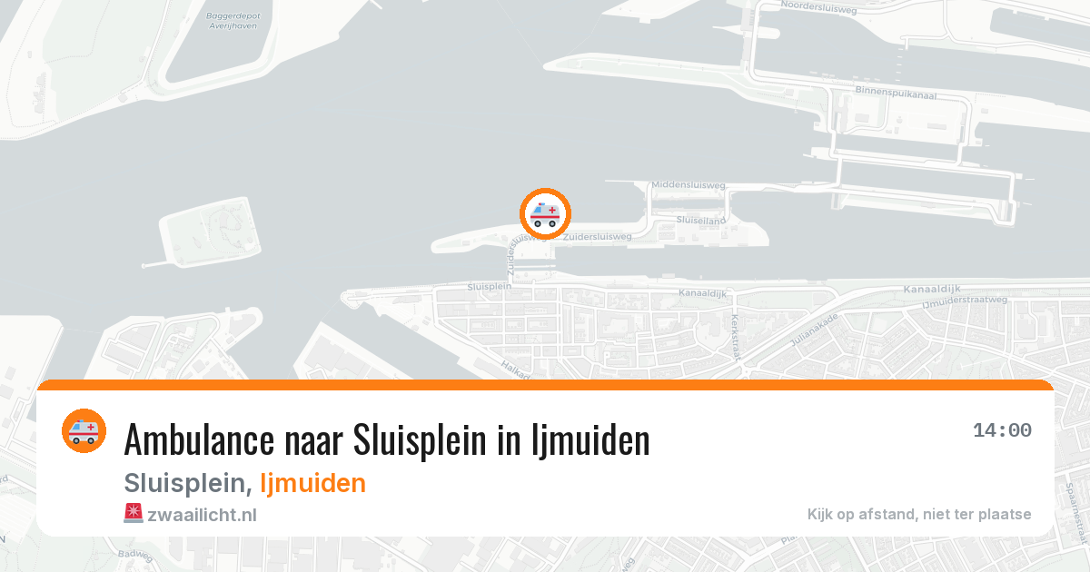 Ambulance naar Sluisplein in Ijmuiden — 27 mei 2026