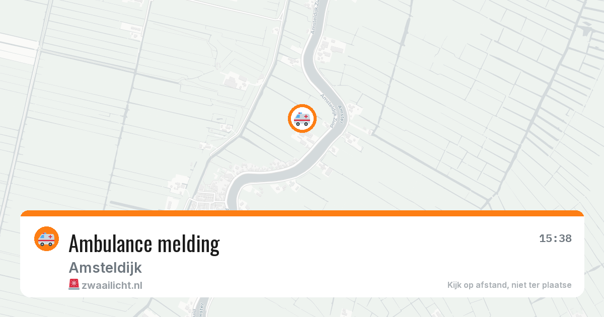 Ambulance melding — 21 jun 2026